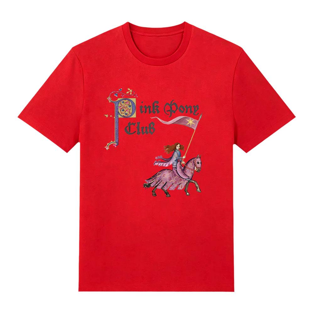 Футболка Pink Pony Club с винтажным графическим принтом Chappell Roan Хлопковая одежда Женская Мужская Футболка с круглым вырезом и коротким рукавом