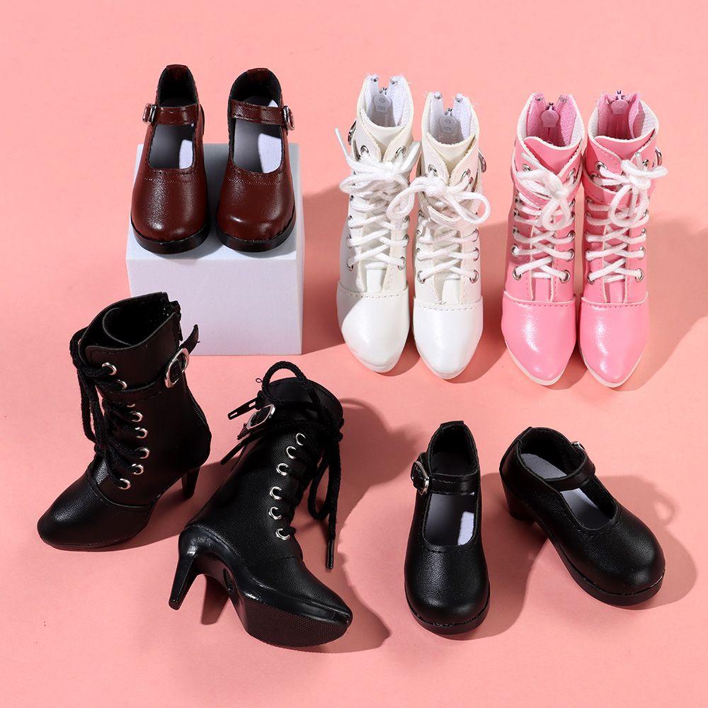 5 Styles 7.8CM Doll Wearing Play House Accessories Fabric Shoes 60cm Doll Boots Differents Color