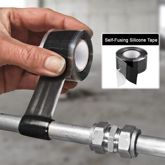 Ruban adhésif - 2.5cm X 3m - Caoutchouc - Étanche - Multi-usages