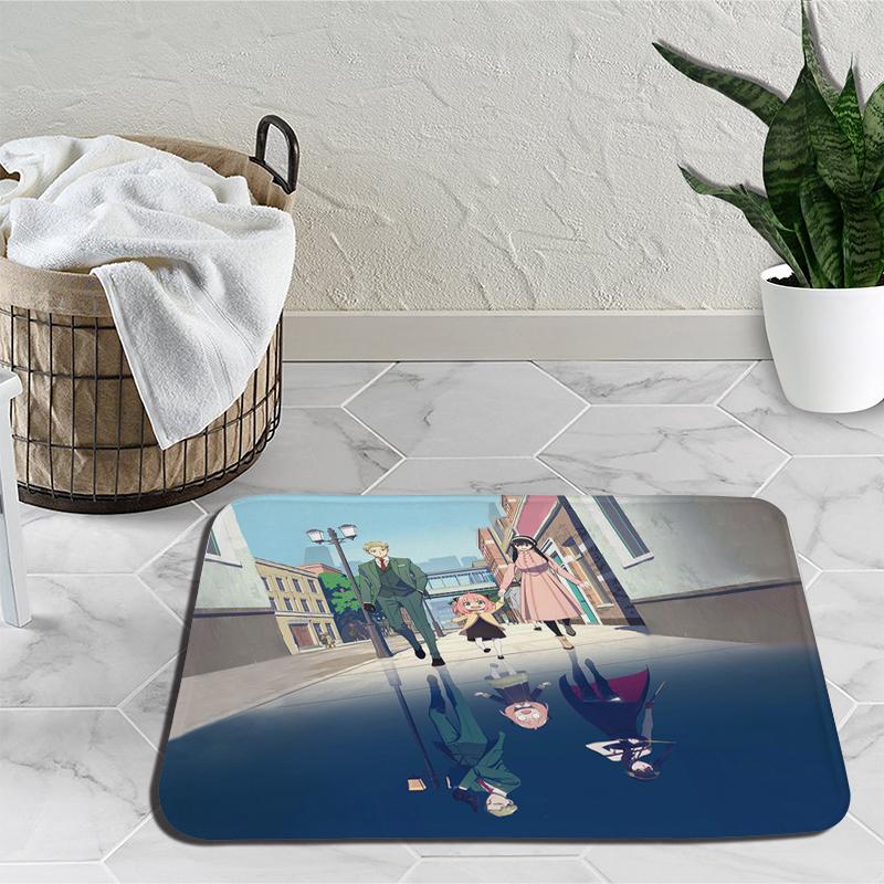 Семейный прикроватный коврик Spy X Anya Forger, дверной ковер Loid Yor Forger, мультяшный напольный коврик для гостиной, тапис, украшение, гобелен