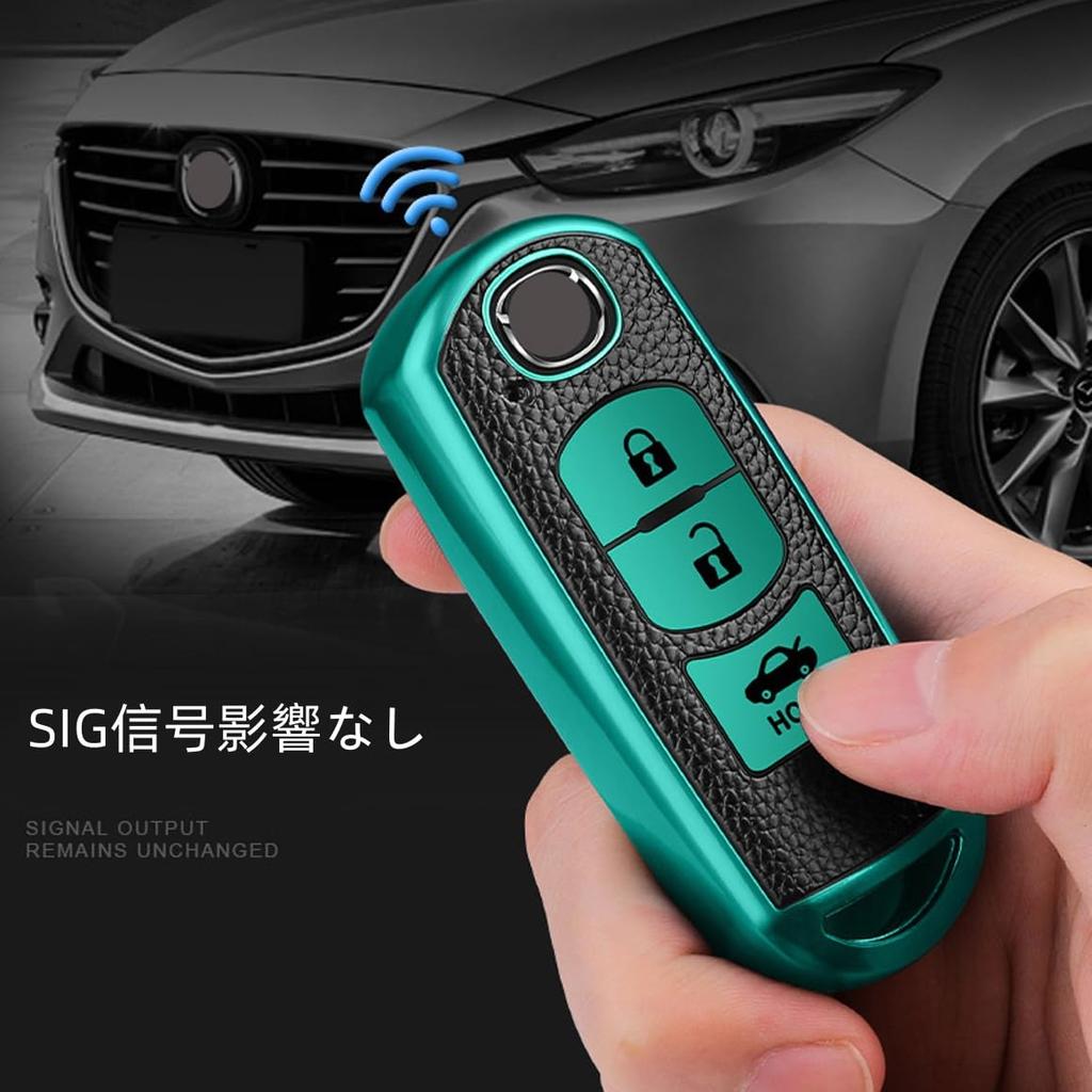 [BAGOOD] Mazda Key Case Replacement TPU Leather Key Holder for CX-4 CX-5 Axela CX-5