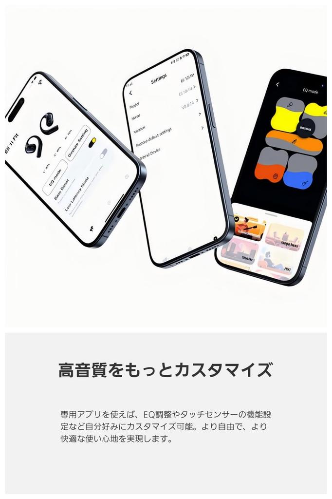 Награда Baseus Eli 10i Fit Беспроводные наушники Открытый стиль Не закрывают ухо Большой динамик Съемный ремешок в комплекте До 45 часов воспроизведения Быстрая зарядка