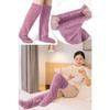 Носки, плюшевые носки для сна, Welsoft, носки выше колена, грелки для ног, длинные носки Gon, фиолетовые