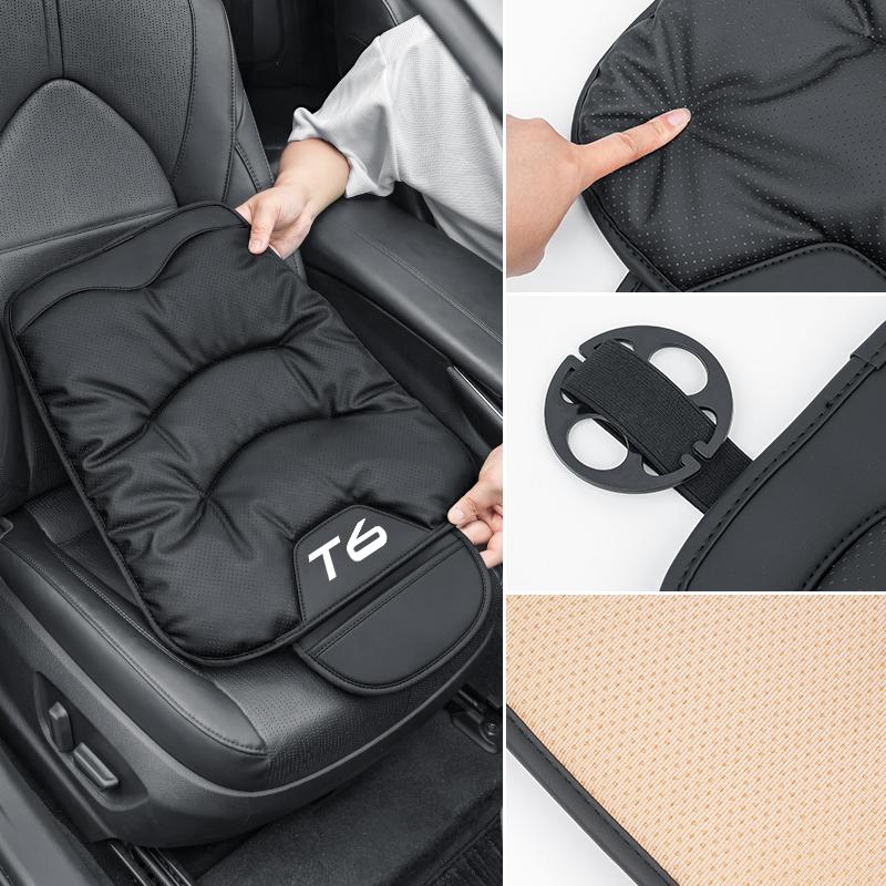 Car Stickers Seat Cushion Pad Leather Anti-slip Protect Seat Cover Mat For Volvo T6 S60 S80 S90 V40 V50 V60 V70 V90 XC40 XC60