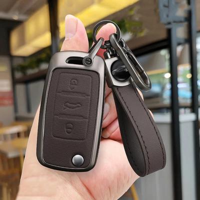 Модный чехол для ключей из сплава для VW Volkswagen Polo Tiguan Passat B5 B6 B7 Golf 4 5 6 MK6 Jetta Lavida Skoda Octavia Seat