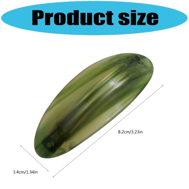 Элегантная овальная ацетатная заколка для волос для офисных женщин, надежная нескользящая заколка для причесок, для ежедневной носки, для разных типов волос