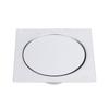Pedal Floor Drain Stainless Steel 10x10cm Shower Deodorant Bounce Floor Drain for Bathroom