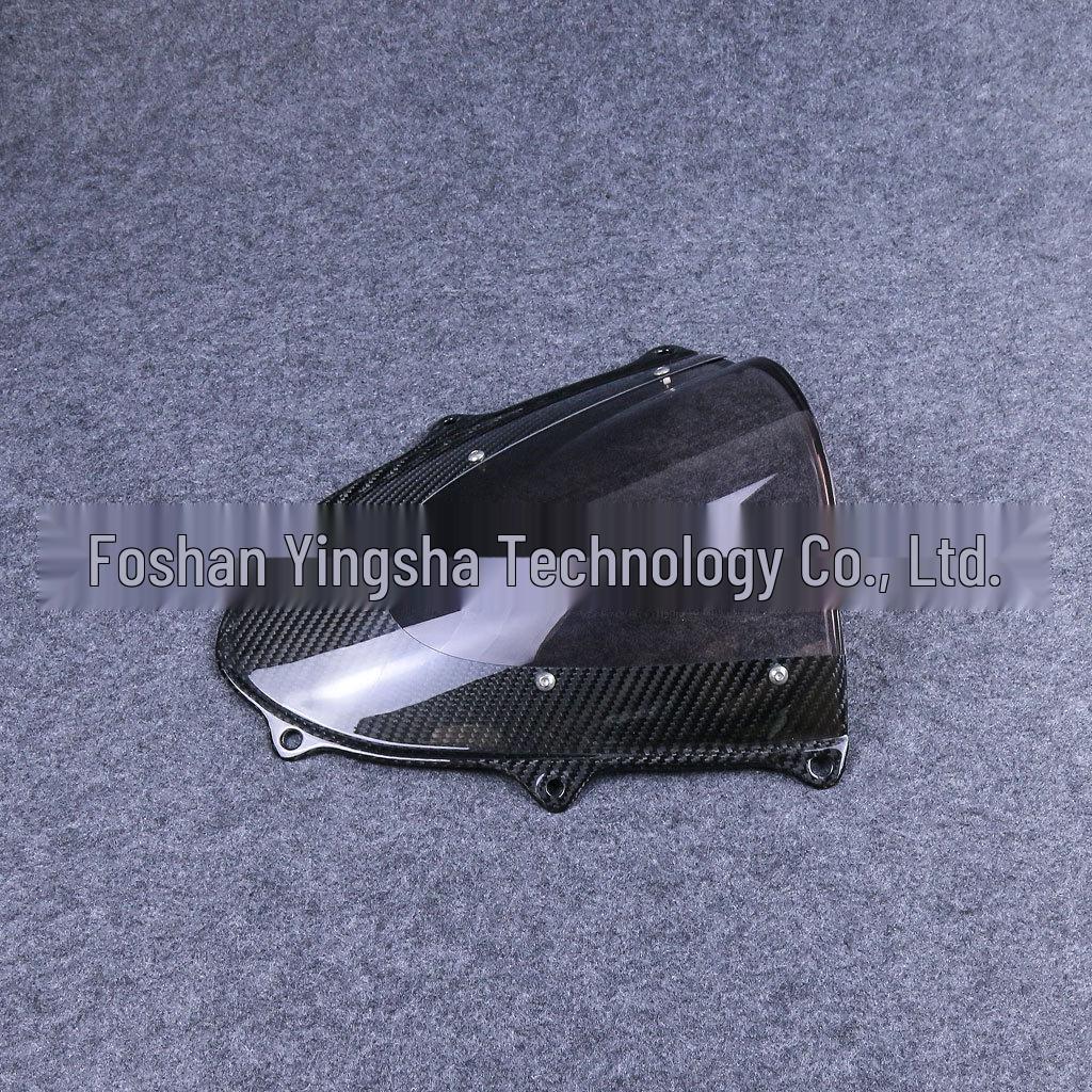 3K Carbon Fiber Front Windshield Plate for Suzuki GSXR1000 2017+ Motorcycle Accessories
