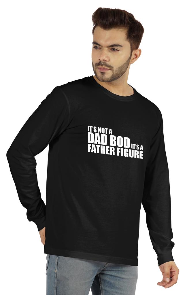 Inkmeso Мужская футболка It's Not A Dad Bod It's A Father Figure Смешные цитаты Папочка футболка