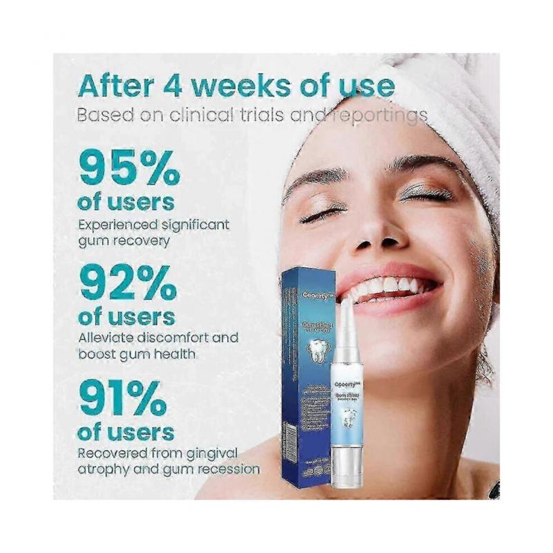 5pcs Gum Repair Gel Rebuilding Strengthen Whiten Remove Breath Inflammation Oral Tooth Bad Protect Anti Gingival Stains Recessio