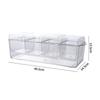Detachable Fresh Iced Box Plastics Ice Fruit Tray Household Chilled Garnish Tray  Work