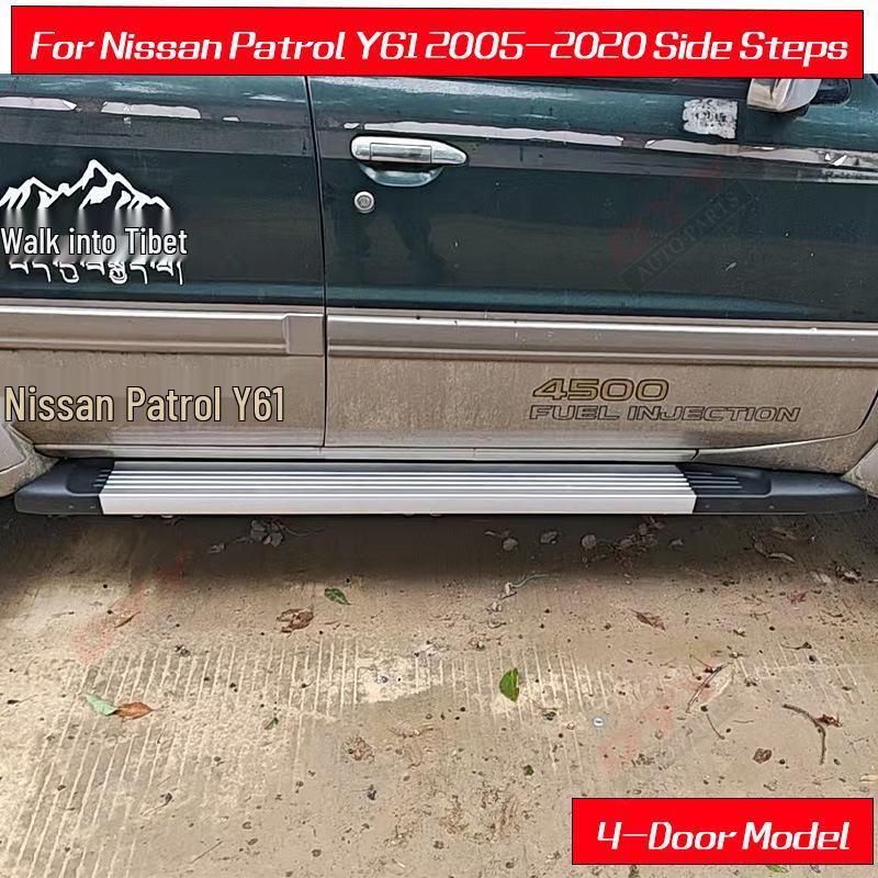 Compatible Pedals for Patrol Y61 (2005-2020), 2-door/4-door, Aluminum Alloy