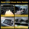 HVAC Blower Motor Resistor With Connector Wire Harness Compatible With Ford E-150 E-250 E-350 E-450 E-550 F-250 F-350 F-450 F-550 Econoline Replace