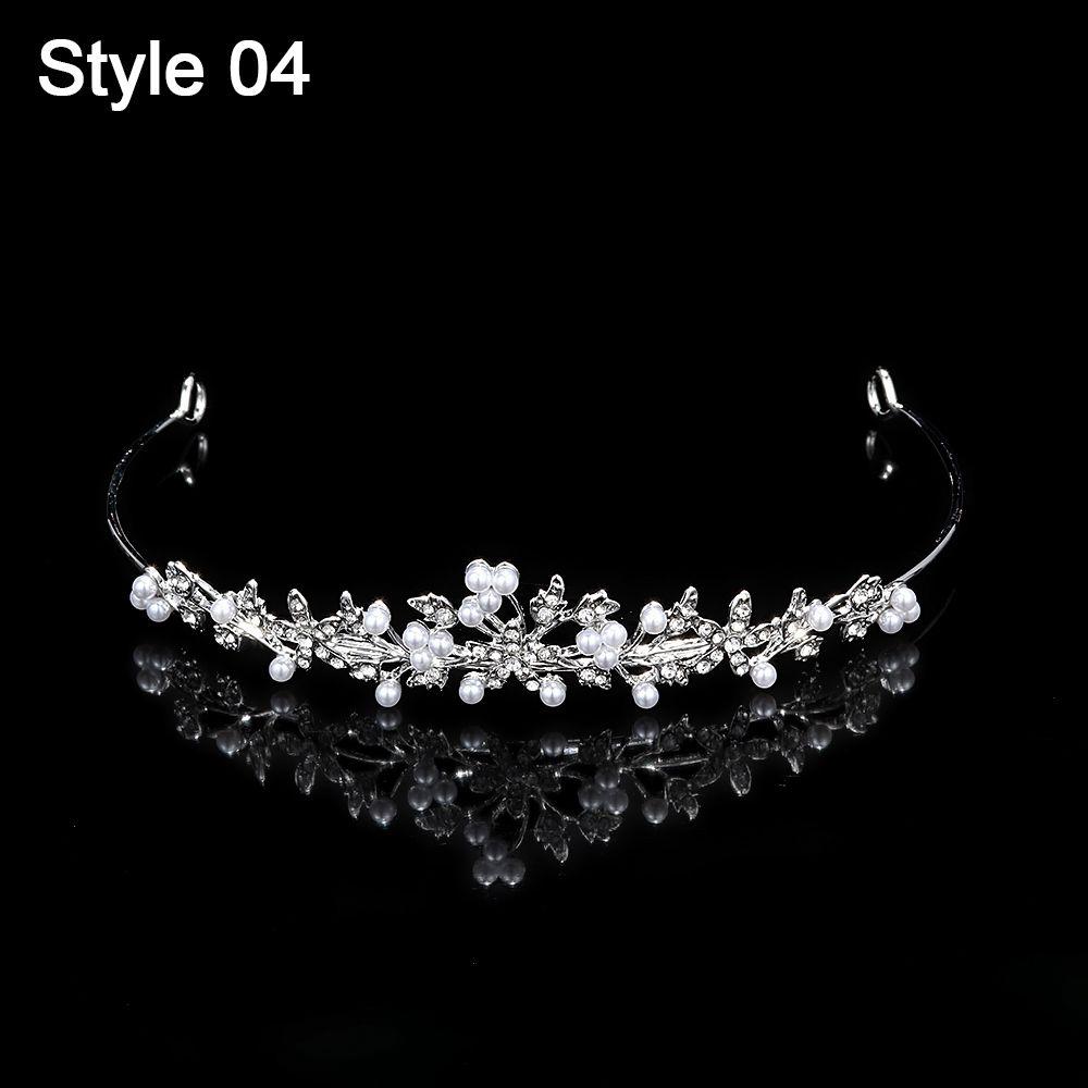 Girls Wedding Party Headdress Crown Headbands Fashion Hair Accessories Princess Tiara Headpieces