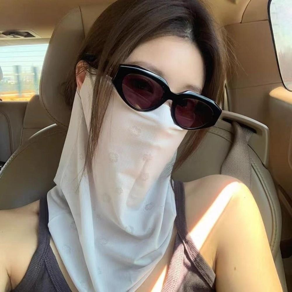 Quick Drying Sun Protection Mask Breathable Sunscreen Veil Sun Protection Scarf for Sun Protection
