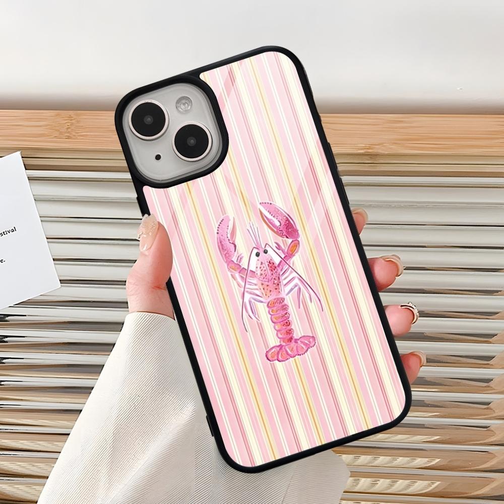 Морская жизнь, Крабы, Лобстеры Чехол для телефона Для Iphone 16 Pro 15 Pro Max 14 12 11 13 Mini 8 7 Plus X Xs XR PC+TPU Дизайнерская обложка