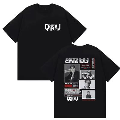 Rapper Cris MJ Album Graphic T Shirt Unisex Retro Fashion Cotton Short Sleeve Tshirts Women Hip Hop Gothic Tshirt Streetwear