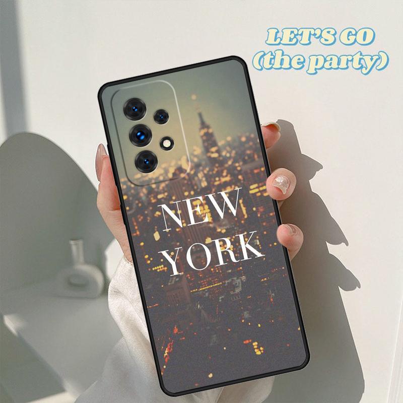 Чехол для телефона New York City Для Samsung Galaxy A42 A31 A40 A51 A71 A32 A80 A91 A52 A72 A73 A20e A21S A50 A70 A11 A12 Чехол