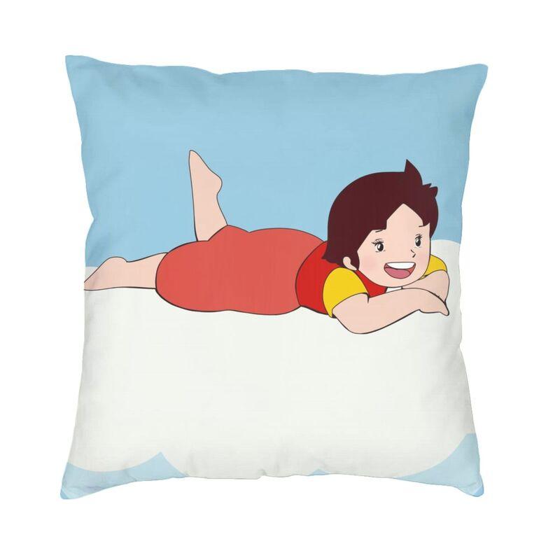 Heidi And Peter Cushion Cover 45x45cm Girl of The Alps Soft Cute Pillows Case Living Room Decoration