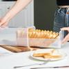 Контейнер для хлеба Прозрачный герметичный хлебница с крышкой Держатель для батона сэндвичного хлеба для домашнего хлеба Высокий хлебница для кухни