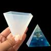 Pyramid Shape DIY Resin Plaster Decorative Craft Jewelry Making Silicone Mold