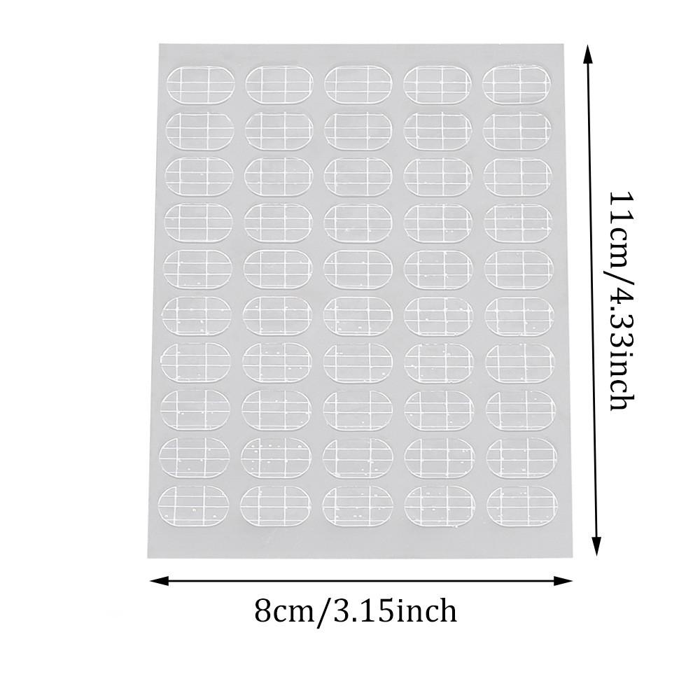 Прозрачная двухсторонняя клейкая лента Бесследная Паста для доски для демонстрации ногтей Практика Фиксирующая основа Желейный клей Инструмент для маникюра