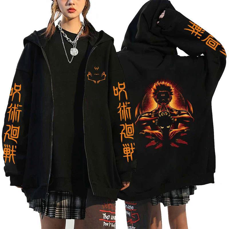 Anime Jujutsu Kaisen Fushiguro Megumi Hoodies