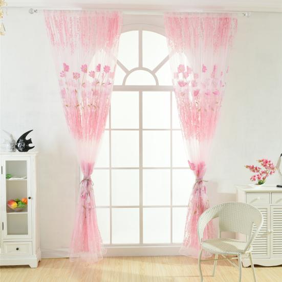 Yousheng Fine Workmanship Window Treatment износостойкий полиэстер цветочный узор карниз для занавесок из прозрачной ткани для дома