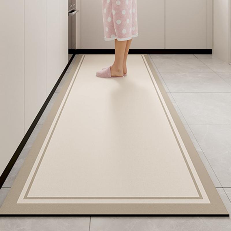 Кухонный ковер Нескользящий Водонепроницаемый и Маслостойкий Коврик для пола Красочные ковры с текстурой имитации мрамора Длинный размер Коврики для украшения дома
