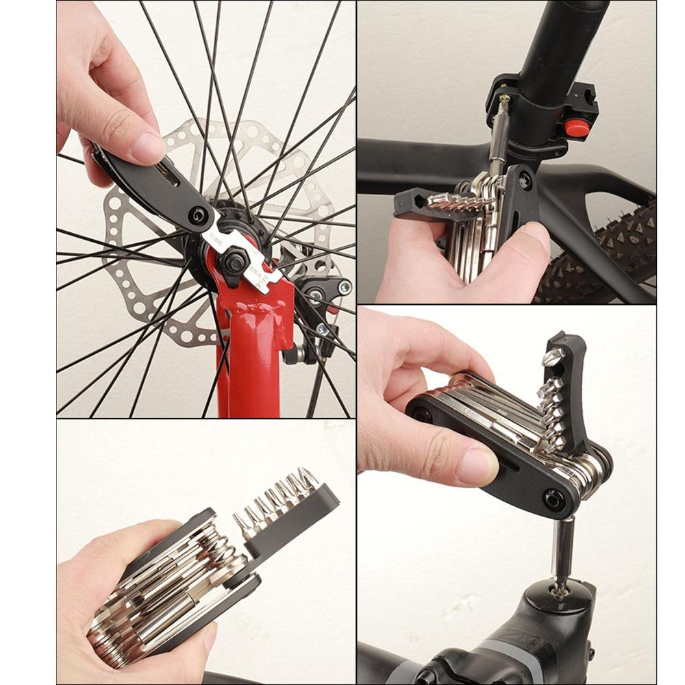 2PCS Integrated Bicycle Repair Kit 21 in 1 Bike Tool Kit Bike Repair Tool Kit  Mountain Bike