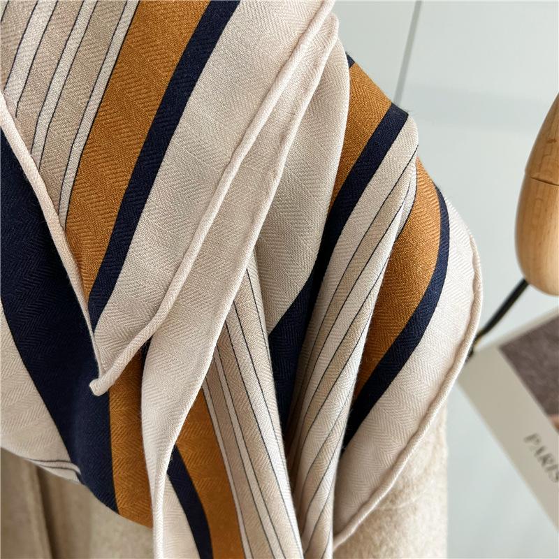 Роскошный шелковый шерстяной шарф Mulberry, треугольный шарф, офисный женский шарф-повязка для волос, женский шарф-шаль