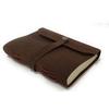 Leather Notebook & Daily Notepad for Men & Women with 100 Pages of Unlined Rustic Paper (7 X 5 Inches)