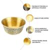 Copper Worship Bowl - 4 inches, suitable for religious ceremonies and home decoration 1 piece - jue