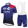 FDJ Cycling Suit Set Bicycle Short-sleeved Shorts Men Women Mountain Road Clothes Team Edition
