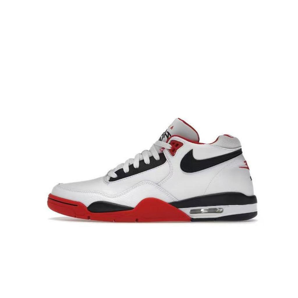 Nike Flight Legacy Устойчивые к истиранию Средние Винтажные Баскетбольные Кроссовки Унисекс Красный BQ4212-100(Команда840-1)
