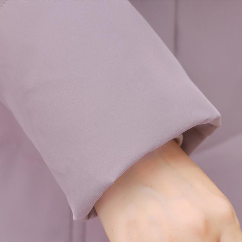 Plus Size Middle Age Women's Long Down Coats Winter Vintage Parkas Hooded Elegant Thick Warm Puffer Jackets Woman Outerwears