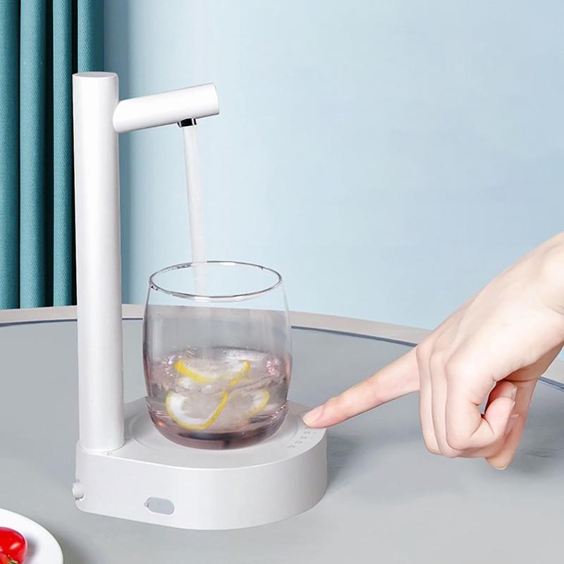 Настольный диспенсер для бутылок с водой, автоматические умные электрические диспенсеры для воды на 5 галлонов и универсальные бутылки, зарядка через USB, 7 уровней