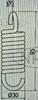 Spring For Nhs Swing 30*95*5Mm - Hook Hust2822