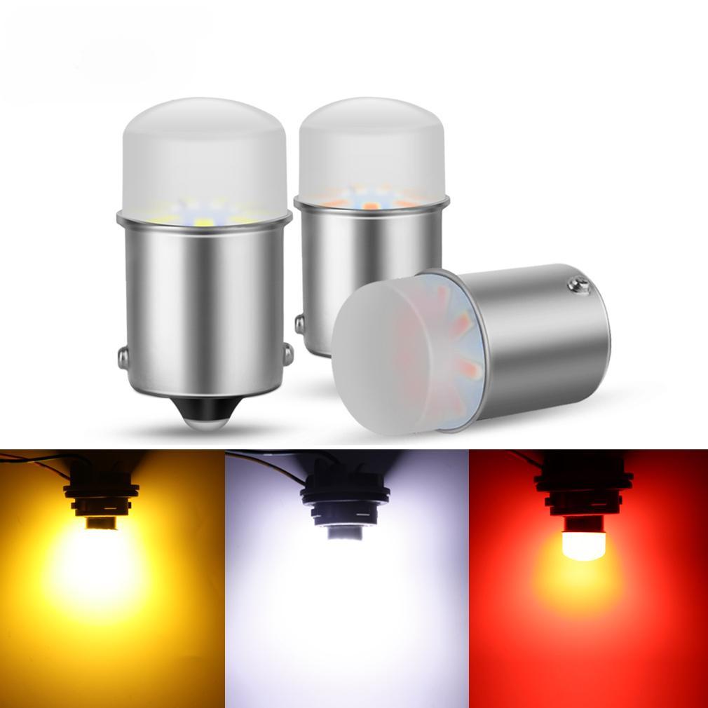1Pc P21W P21 5W LED Bulb 1156 1157 BA15S BAY15D Led Car Signal Lamp R5W R10W DRL Daytime Running Light 12V Auto White Yellow Red