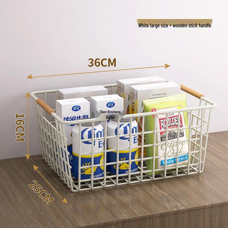 Скандинавская корзина для хранения из железа для одежды, ванной комнаты и кухни