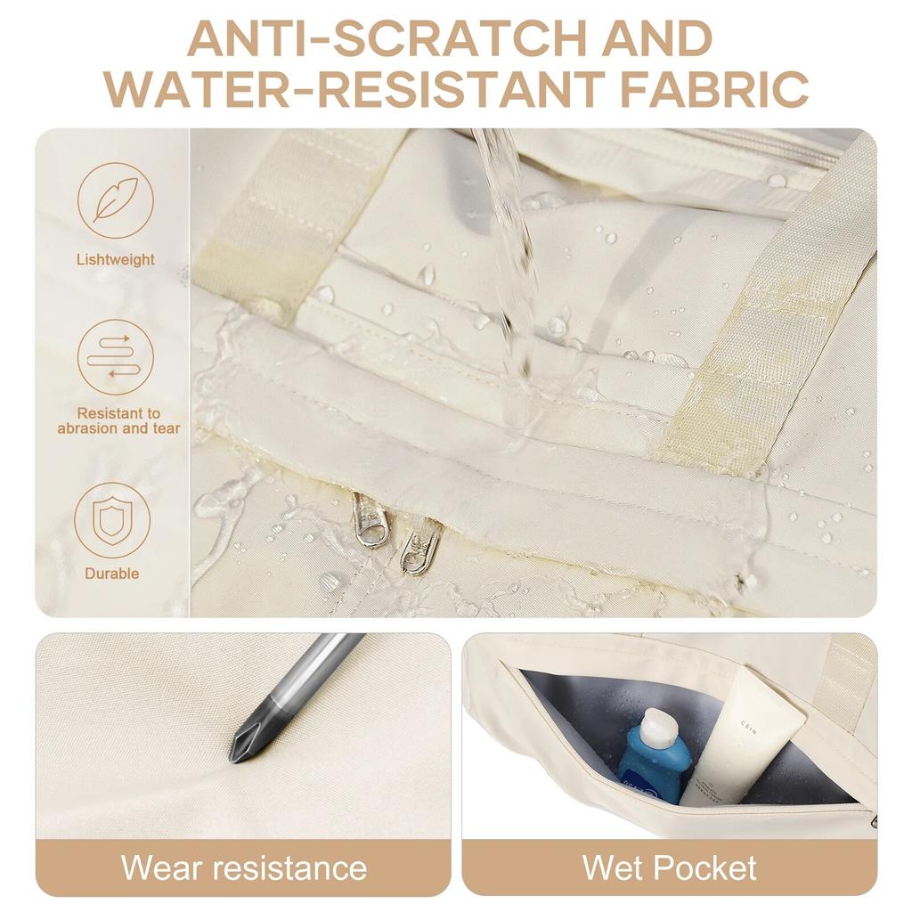 Gym Bag for Women, Yoga Sport Bag Tote Bag Waterproof Small Trave Duffel Bag Hospital Travel Bag Weekender Overnight Bag