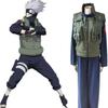 Japanese Anime Cartoon Cosplay Costumes Hatake Kakashi Full Set Green Ninja Unisex Vest Garment