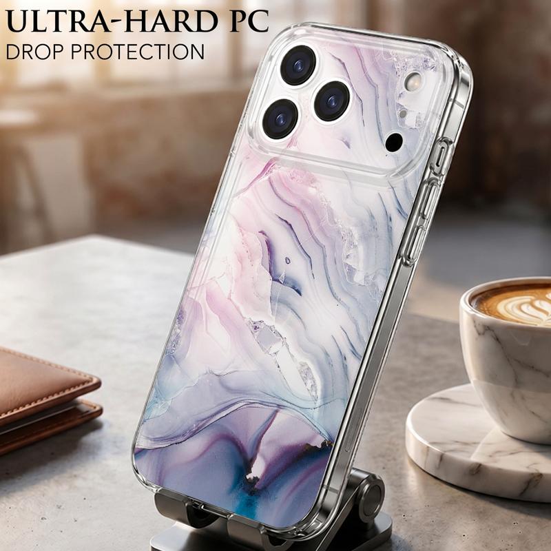 Акварельный мраморный чехол для iPhone 17 Pro Max Чехол iPhone 16 Pro Max 15 14 13 11 17E Ударопрочный Прозрачный Мягкий ТПУ Силиконовый Чехол