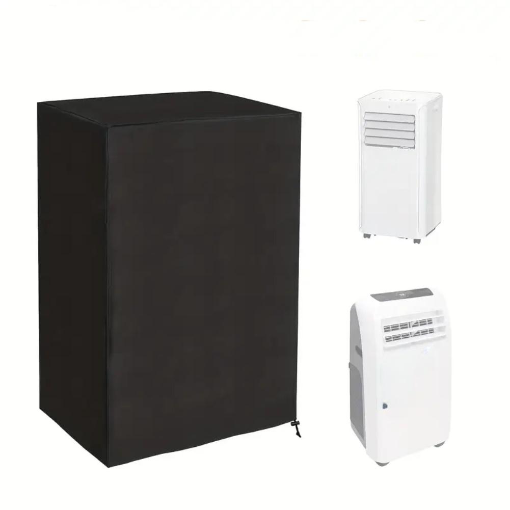 Portable Air Conditioner Dust Cover with 420D Oxford Cloth and Adjustable Strap to Prevent Wind Uplift and Protect Unit