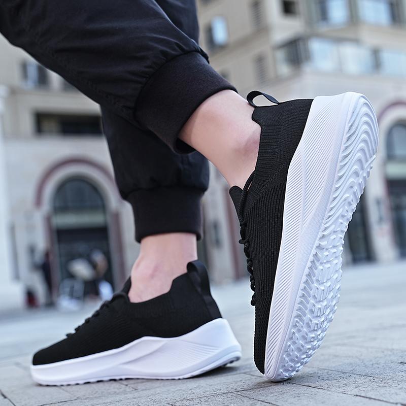 Модные мужские мягкие спортивные туфли, дышащие модные сетчатые кроссовки, удобные мужские высококачественные легкие кроссовки для активного отдыха, большой размер 48