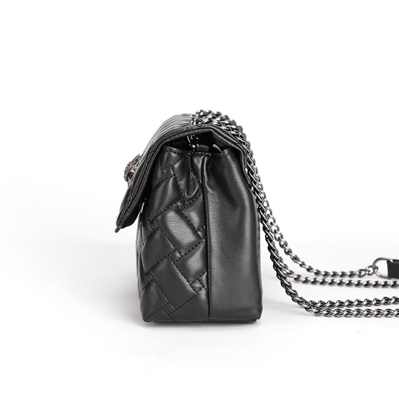 Роскошные модные женские сумки из мягкой искусственной кожи с цепочкой в виде головы орла, сумка через плечо на одно плечо, дорожная сумка с ромбовидной решеткой