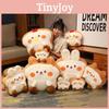 Cute Cartoon Biscuit Bear Plush Toy Cushion Pillow For Kids Fun And Fluffy Gift For Birthdays
