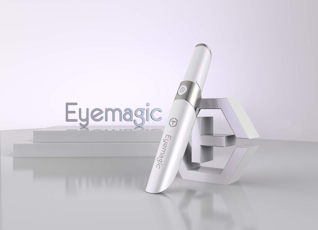 Бьюти-устройство для ухода за глазами с ионами, теплом, звуковой вибрацией и светодиодной подсветкой, перезаряжаемое, уменьшает темные круги, мелкие морщины и дряблость кожи, Eyemagic