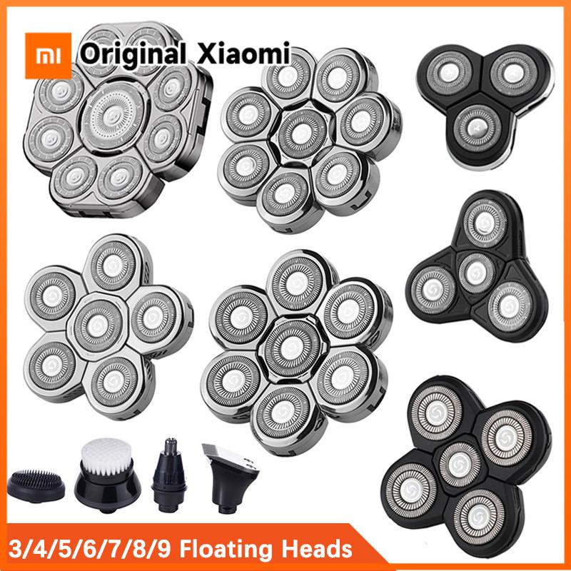 Xiaomi Replaceable 3D 4D 5D 6D 7D 8D 9D Floating Electric Shaver Head Spare Nose Trimmer Hair Clipper And Facial Cleaning Massage Head