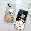Модный мультяшный чехол для телефона пара мальчик девочка для IPhone 17e 16e Air 17 16 Plus 13 15 11 12 14 Pro Max Влюбленные парный прозрачный чехол Y2k
